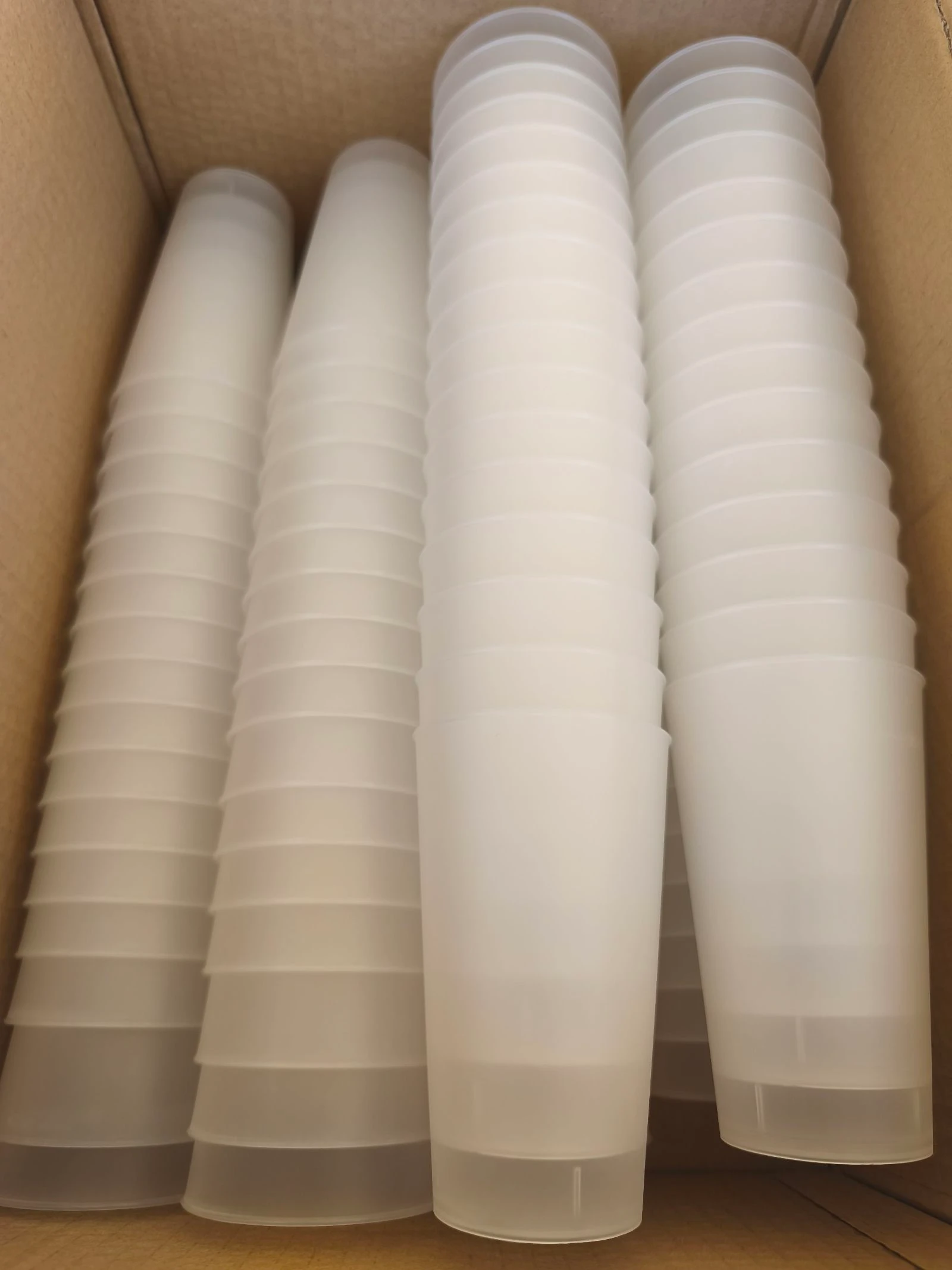 50 Gobelets réutilisables et lavables ecocups